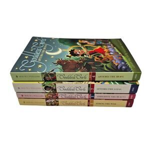 Lot of 4 Goddess Girls Paperback Books Artemis Aphrodite Athena Holub Williams